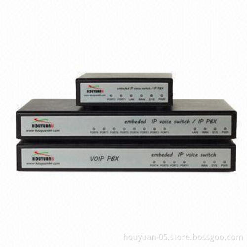 Asterisk VoIP PBX, Configurable IVR Menu with 2-port FXO FXS Skype for SIP Music On-hold VoIP PBX02